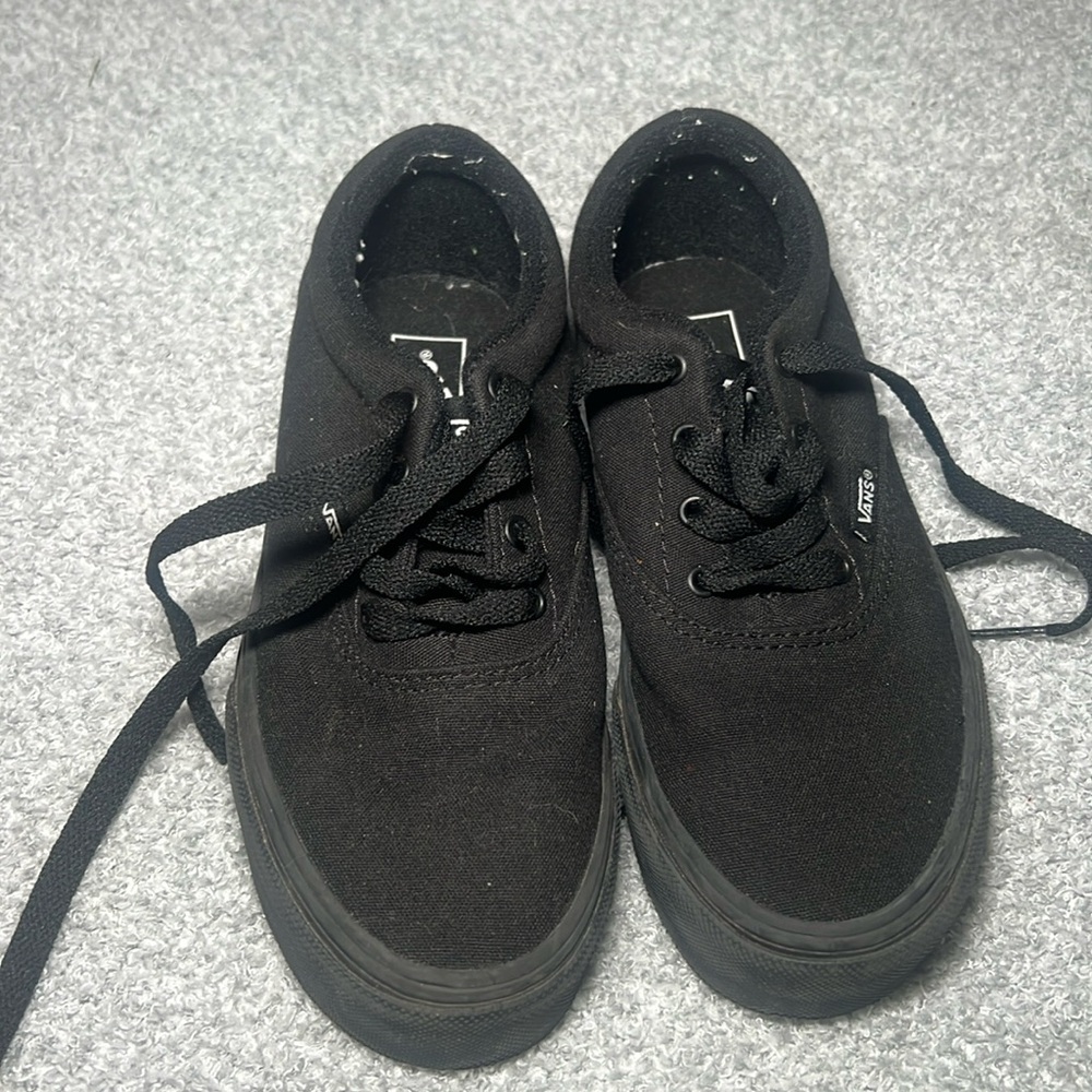 Boys Vans sneakers tried on and never worn